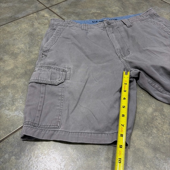 Polo Assn Mens 2 Cargo Bundles Shorts Gray Size 36 x 8.5 Inseam Casual Outdoor - Picture 11 of 12